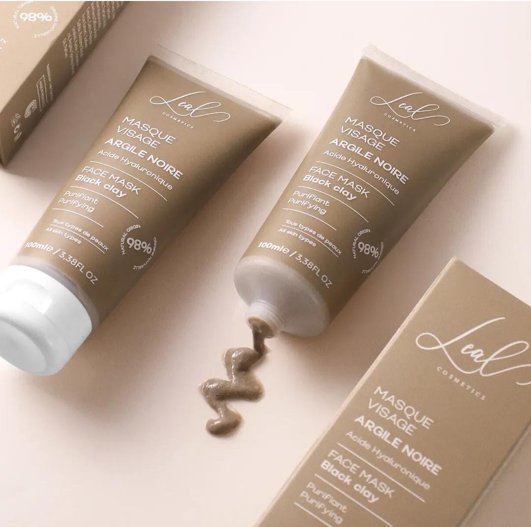 Leal masque argile noire