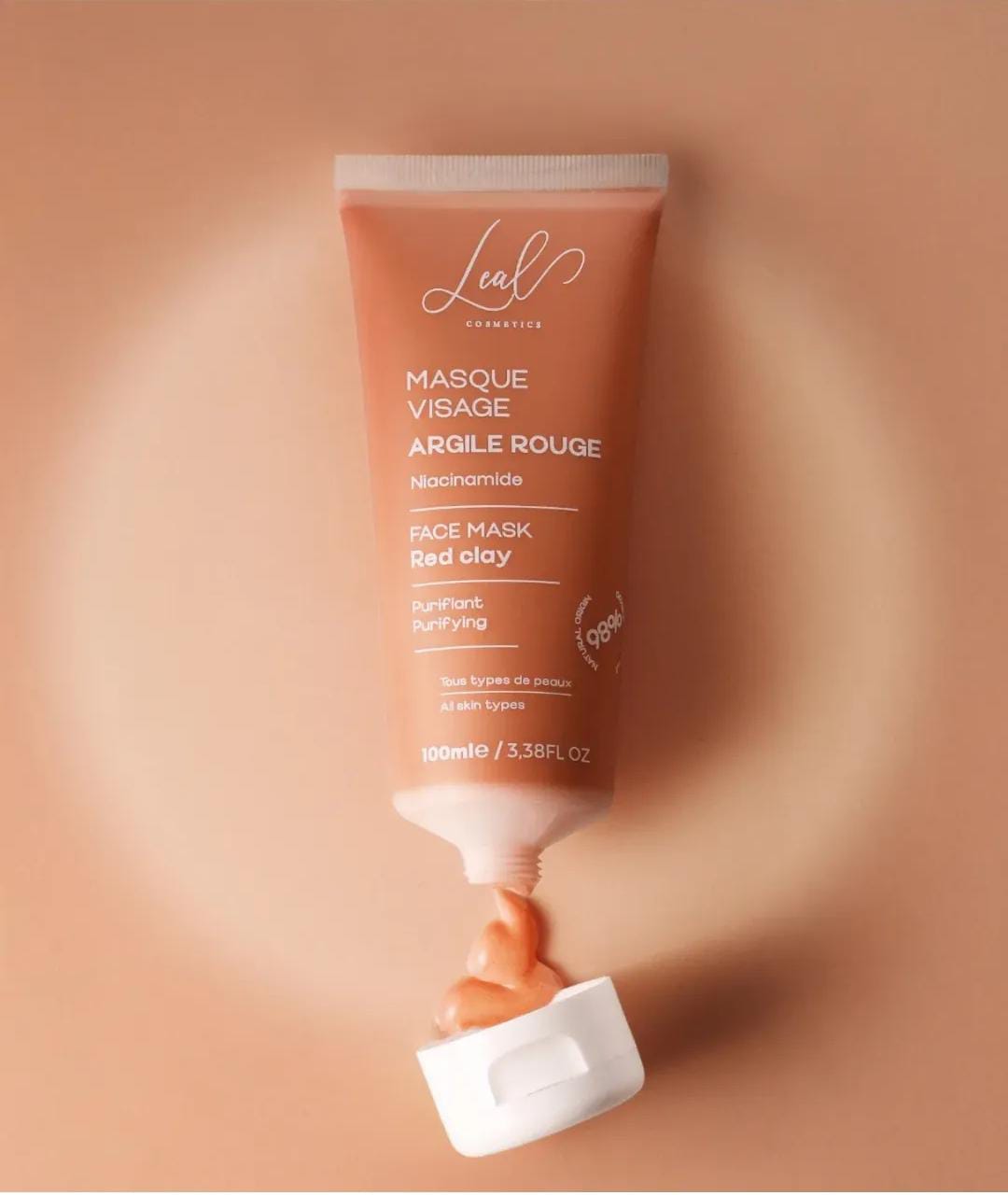 Leal masque argile rouge