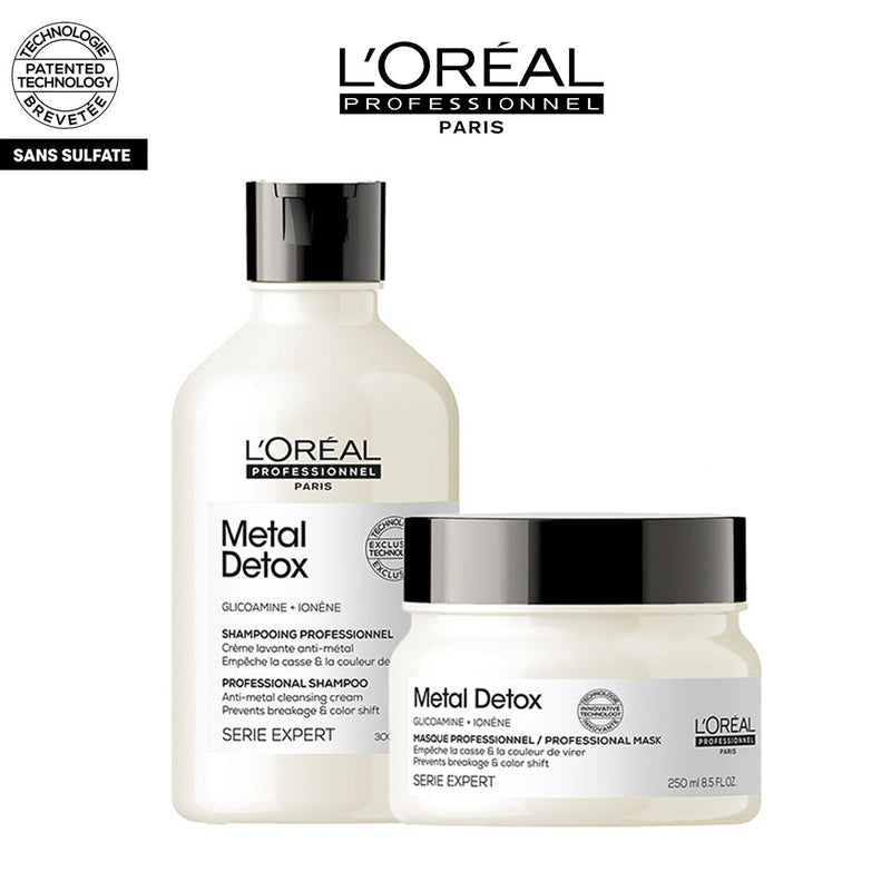 L'OREAL PROFESSIONNEL METAL DETOX SHAMPOOING 300 ML + MASQUE 250ML