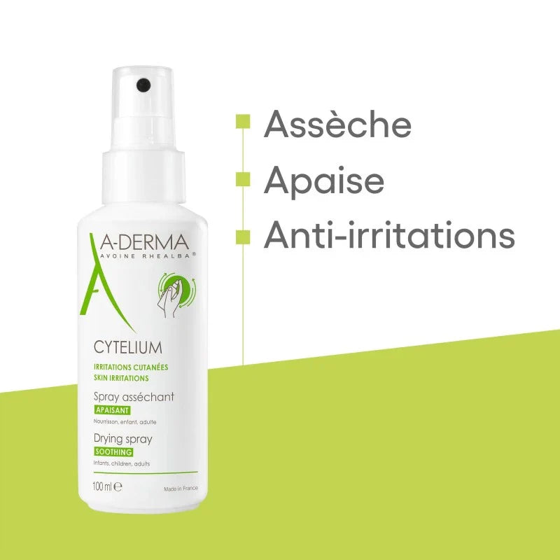A-Derma CYTELIUM Spray Asséchant Apaisant 100ml