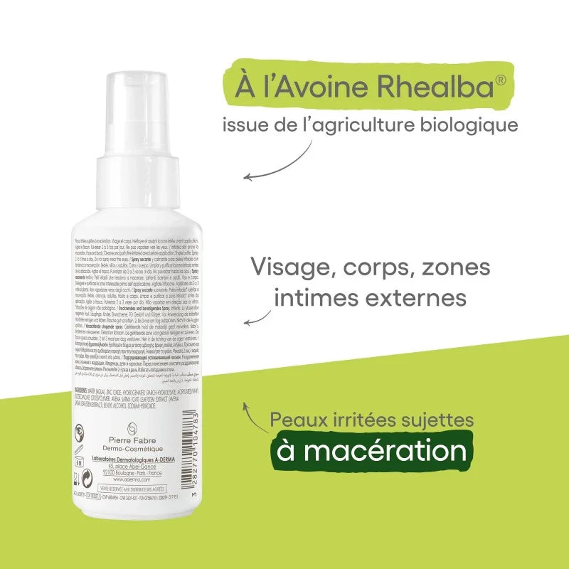 A-Derma CYTELIUM Spray Asséchant Apaisant 100ml