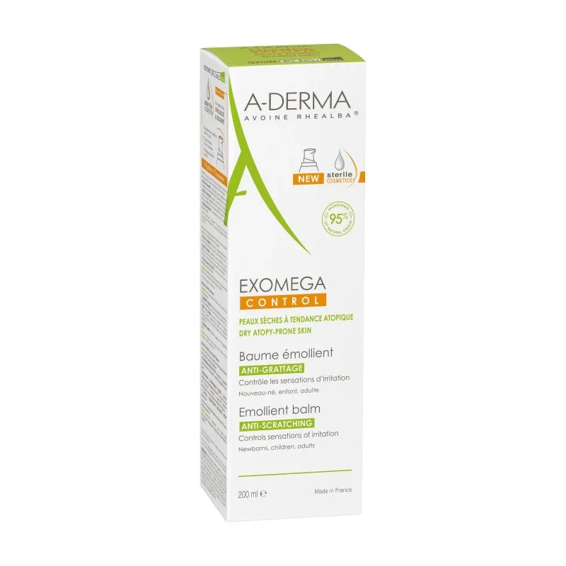 A-Derma EXOMEGA CONTROL Baume émollient anti-grattage 200ml