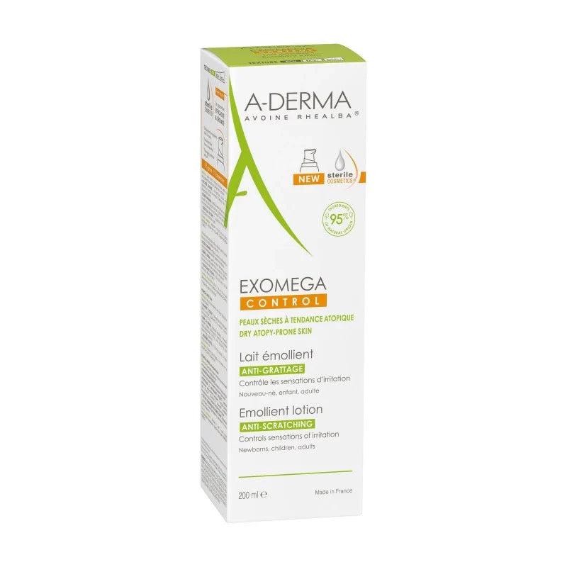 A-Derma EXOMEGA CONTROL Lait émollient anti-grattage 200ml