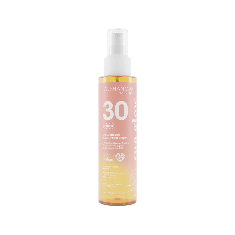 Alphanova Sun Glow Huile Solaire Spf30 125ml