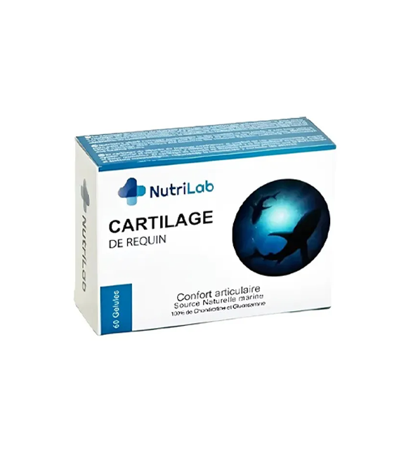 NUTRILAB Cartilage de requin 60 Gélules