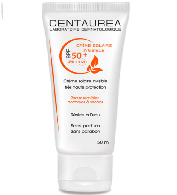 CENTAUREA Crème Solaire Invisible Spf50+