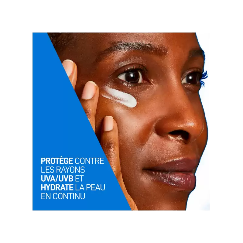 CeraVe Crème hydratante visage SPF50 Peaux Normales à Sèches 52ml = Miniature Offerte
