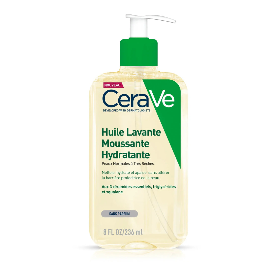 Cerave Huile Lavante Moussante Hydratante