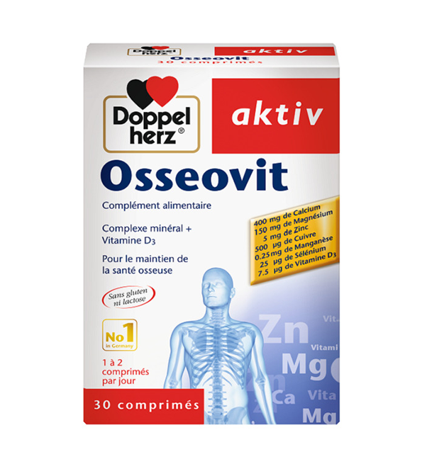 Doppel Herz Aktiv Osseovit 30 Comprimes