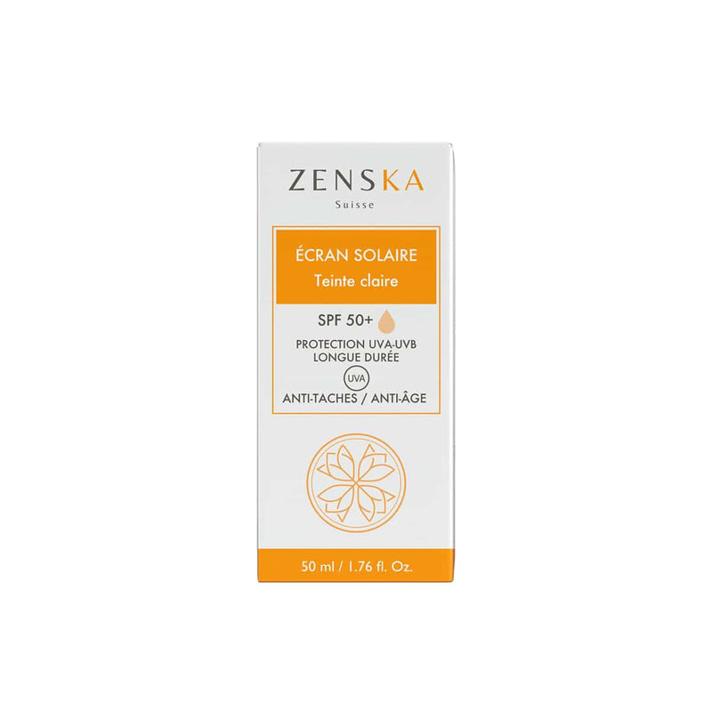 ZENSKA ÉCRAN SOLAIRE TEINTE CLAIRE – 50ml