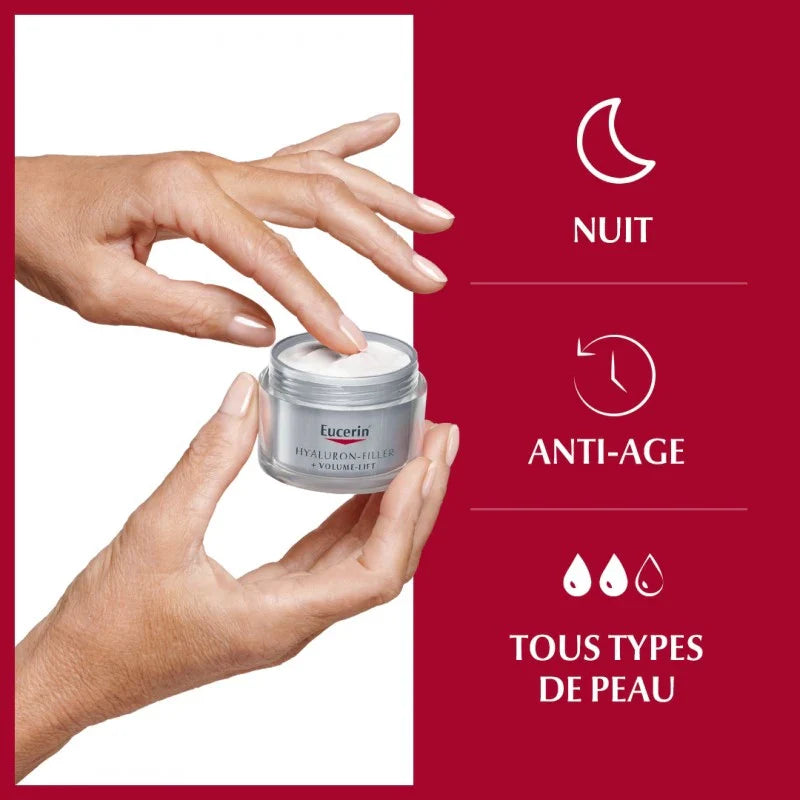 Eucerin HYALURON-FILLER + VOLUME-LIFT Soin de Jour Peau Sèche 50ml