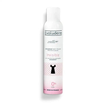 EVOLUDERM DEODORANT INVISIBLE ANTI-TRACES 48H 200ML