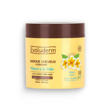 EVOLUDERM MASQUE CHEVEUX HYDRATANT MONOI A LA FOLIE 500ML