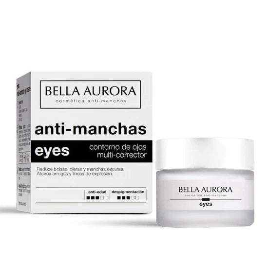 Bella Aurora Pigment Stop Eye Contour Cream 5in1 15ml – Soin contour des yeux anti-taches et éclat