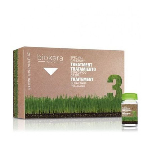 BIOKERA NATURE TRAITEMENT ANTI CHEVEUX GRAS INTENSIF 6 AMP 10ML