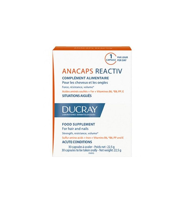 DUCRAY ANACAPS REACTIV 30 CAPSULES