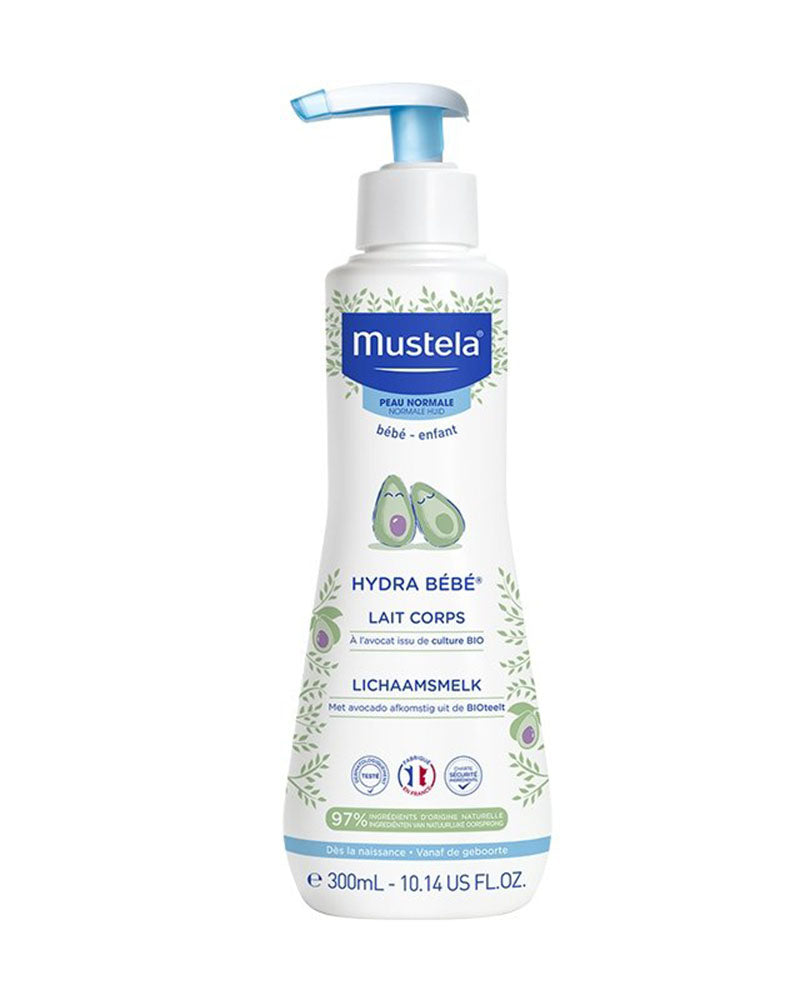 Mustela Lait Corps Hydra Bébé à l'Avocat BIO - 300ml