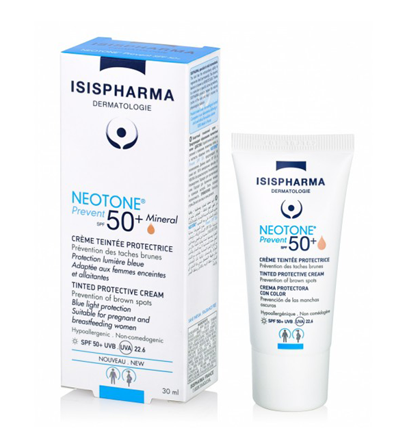 Isispharma Neotone Prevent spf50+ Minérale teintée medium 30 ml