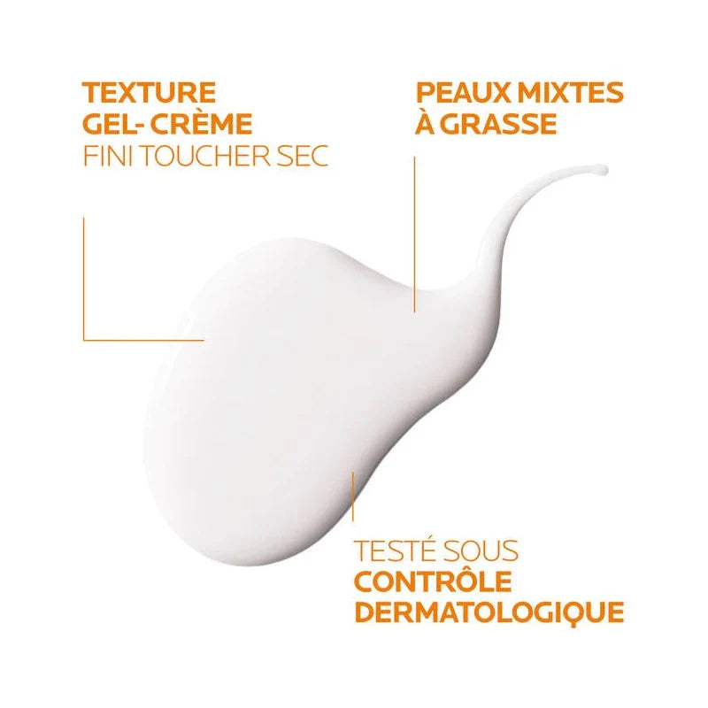 La Roche-Posay Anthelios UV MUNE Crème Solaire Matifiante SPF50ml = Effaclar Gel Nettoyant 50ml Offert