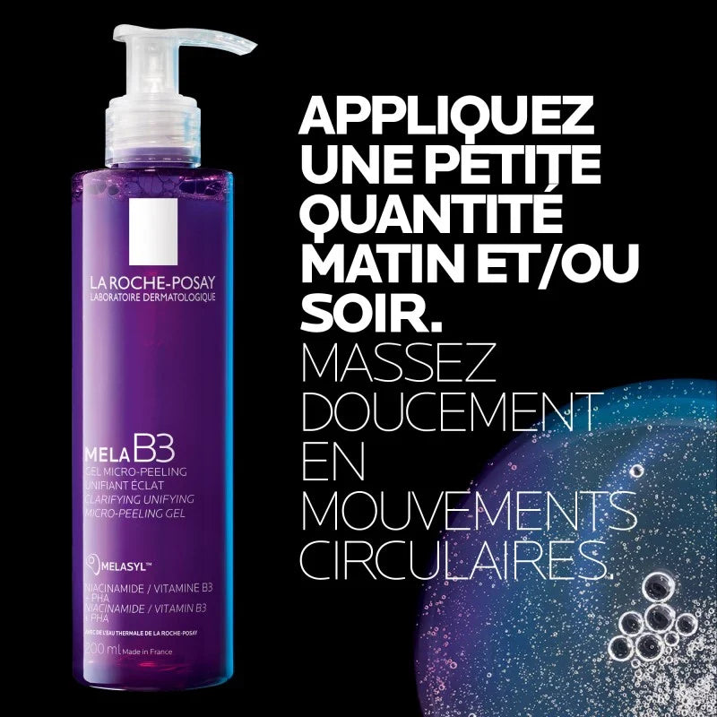 La Roche Posay Mela B3 Gel Micro Peeling Anti-Tâches Unifiant Éclat 200 Ml
