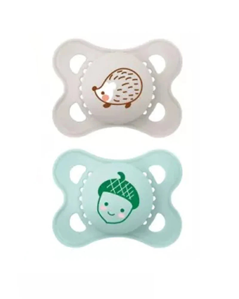 MAM  Lot de 2 Sucettes Original 0-6 mois - Hérisson & Gland