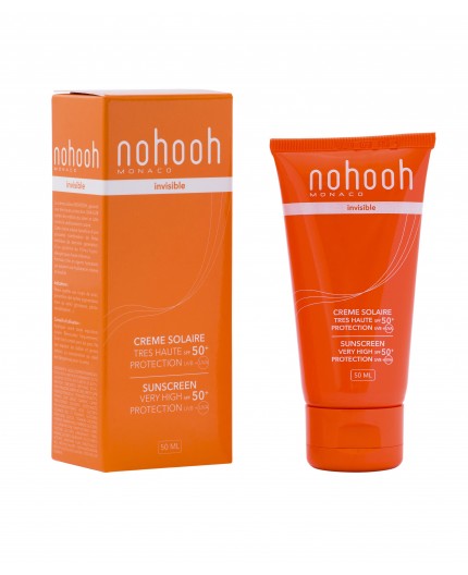 Nohooh creme solaire invisible spf50+ 50ml