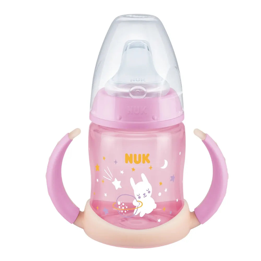 NUK Tasse d’Apprentissage avec Effet Lumineux 150 ml Rose - 6-18M