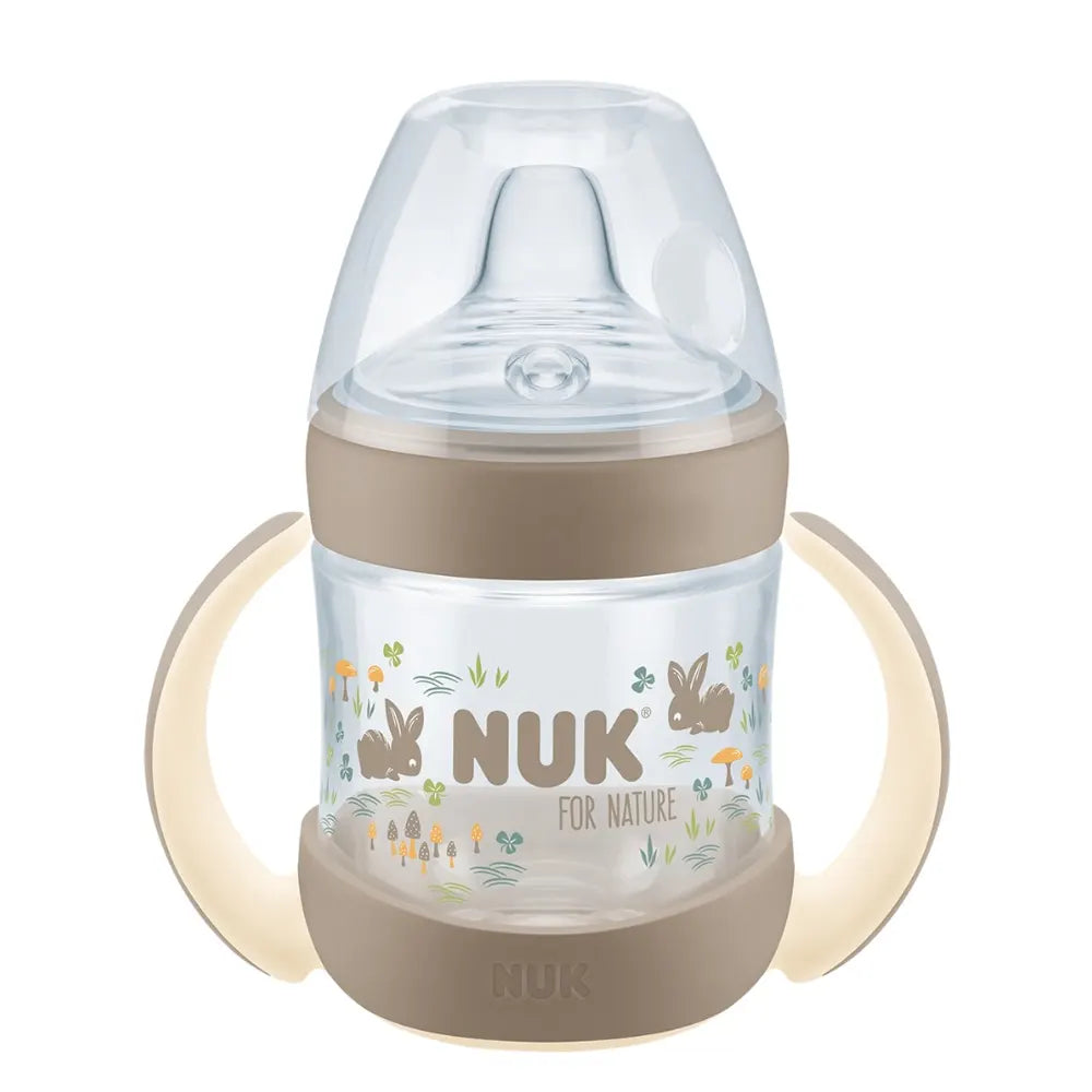 NUK Tasse d’Apprentissage avec Effet Lumineux For Nature 150 ml Marron - 6-8M