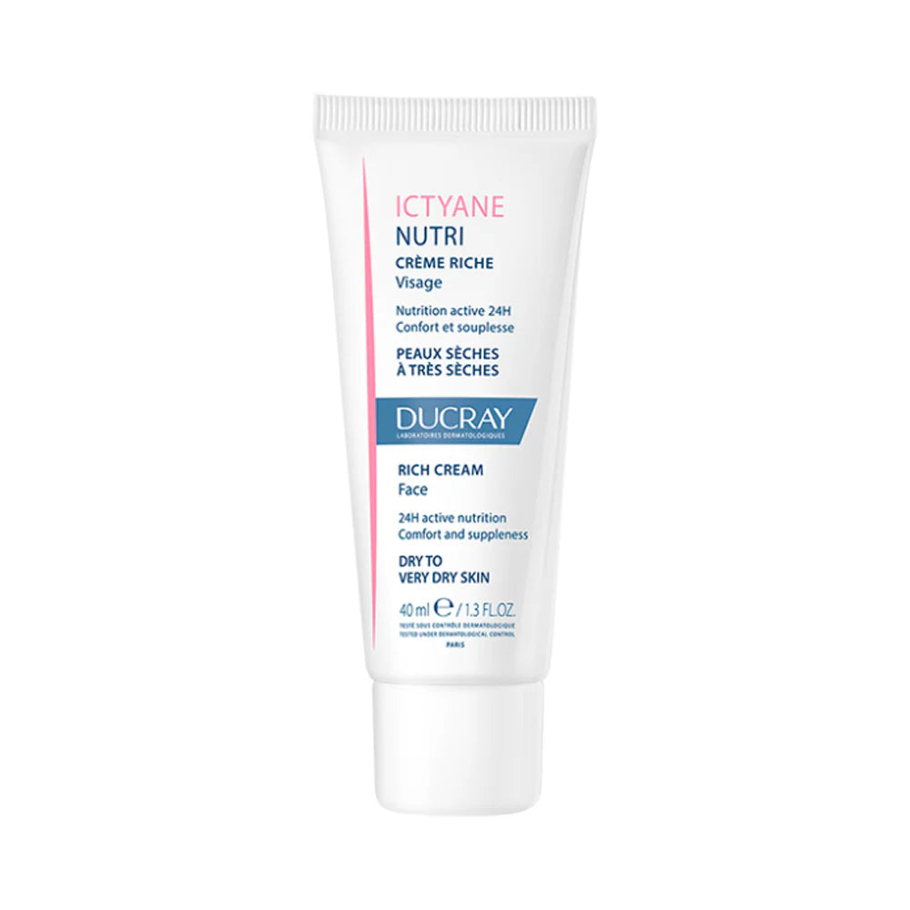 Ducray ICTYANE NUTRI Crème Riche Visage 40ml