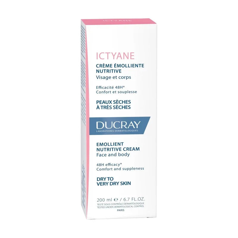 Ducray ICTYANE Crème Émolliente Nutritive 200ml