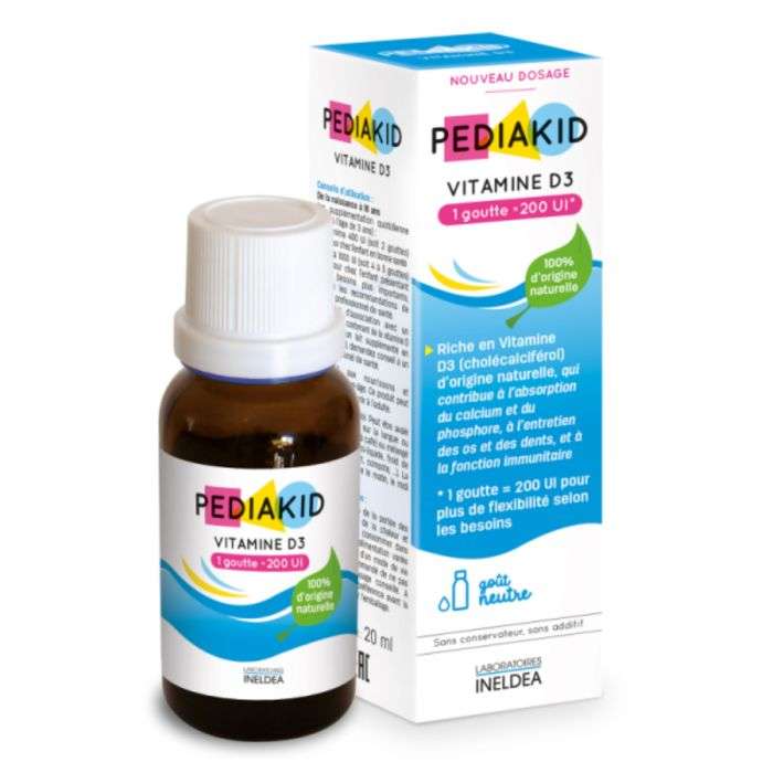 PEDIAKID VITAMINE D3 200 UI 20 ML