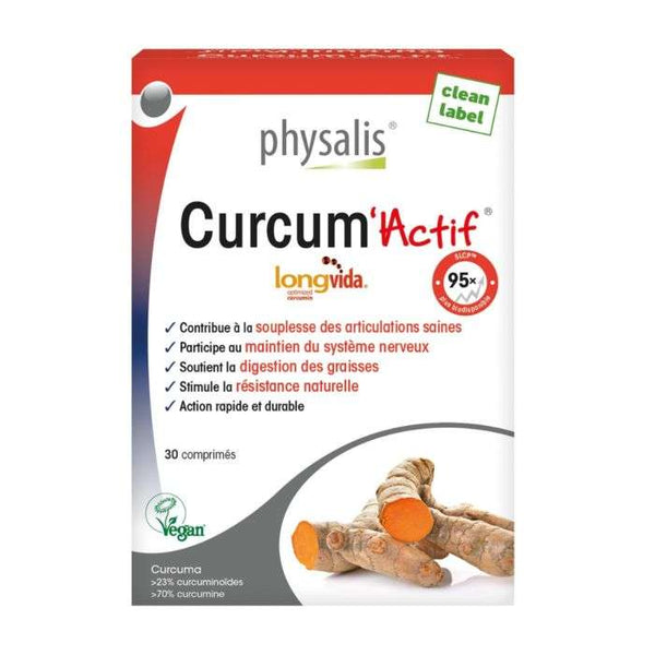 PHYSALIS CURCUM ACTIF 30 COMPRIMES