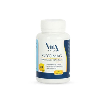 Vita Nature Glycimag Magnésium Glycinate 90 gélules.
