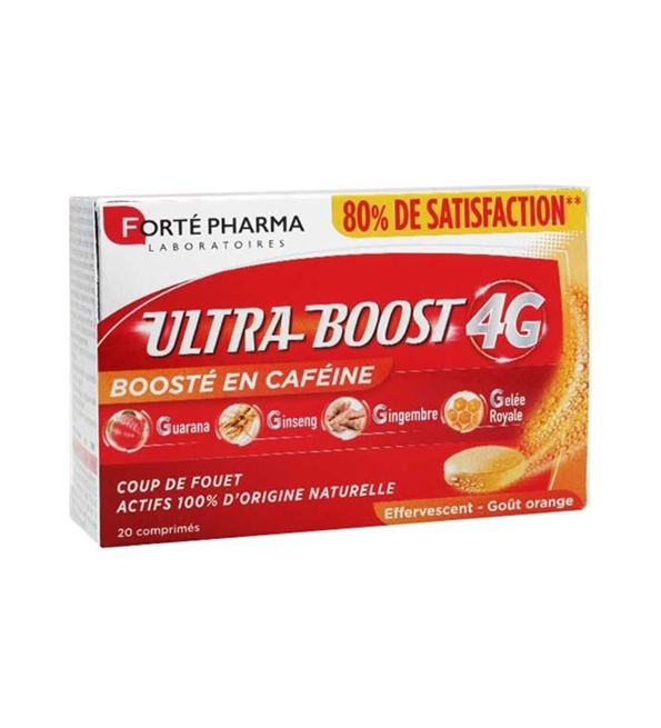 Forté Pharma Vitalité 4G ultra boost 20 comprimés effervescents