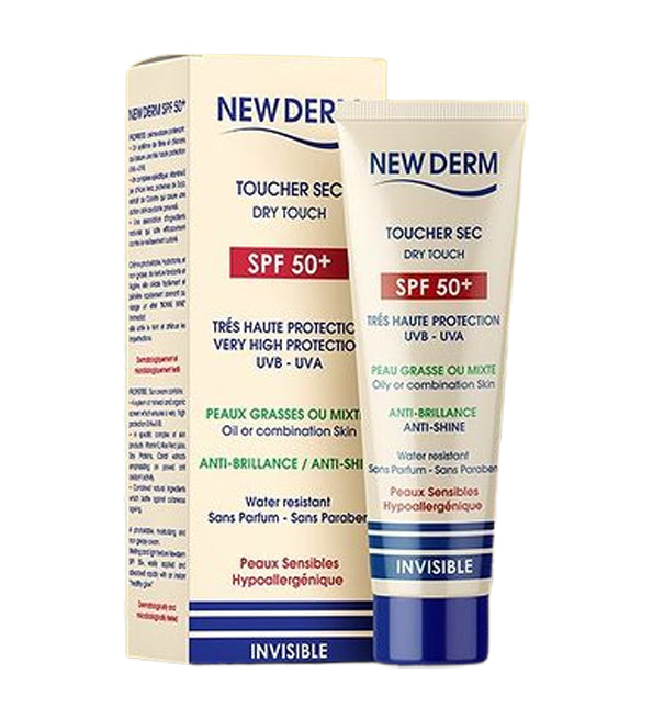 NEW DERM Écran Solaire Invisible Spf 50+ (40ml)